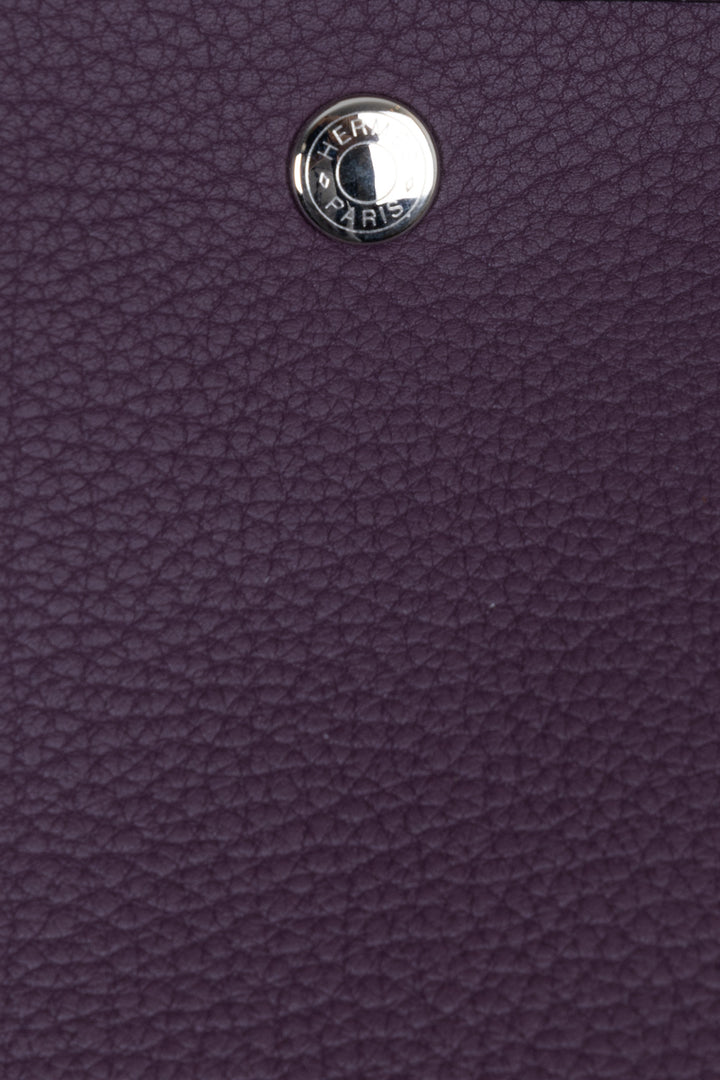 HERMÈS Garden Party 36 Negonda Leather Cassis