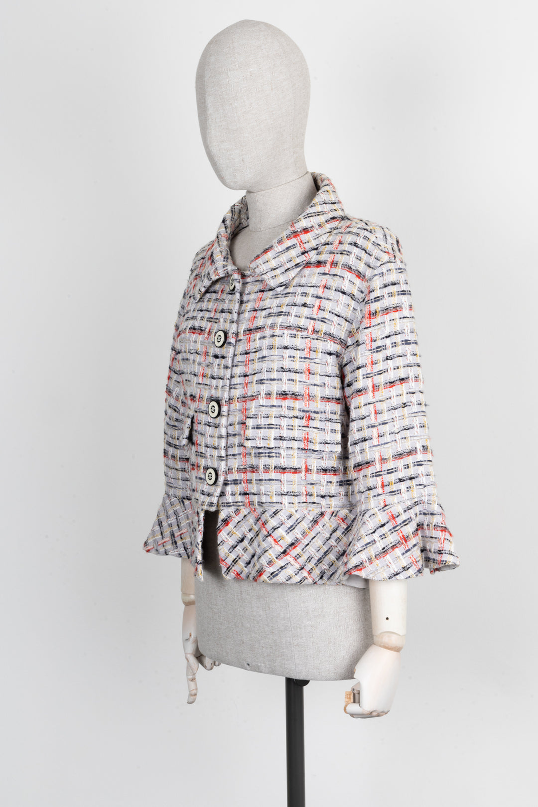 CHANEL 18P Tweed Jacket Multicolor