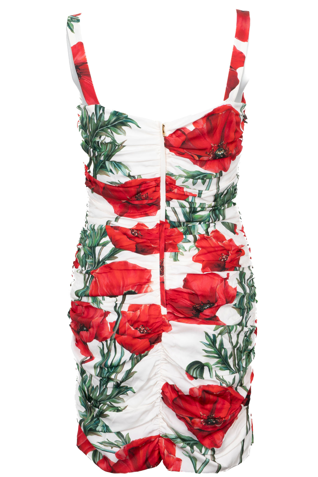 DOLCE & GABBANA Flower Print Dress Silk Multicolor