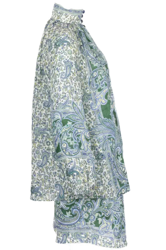 ZIMMERMANN Paisley Print Two-Piece Green