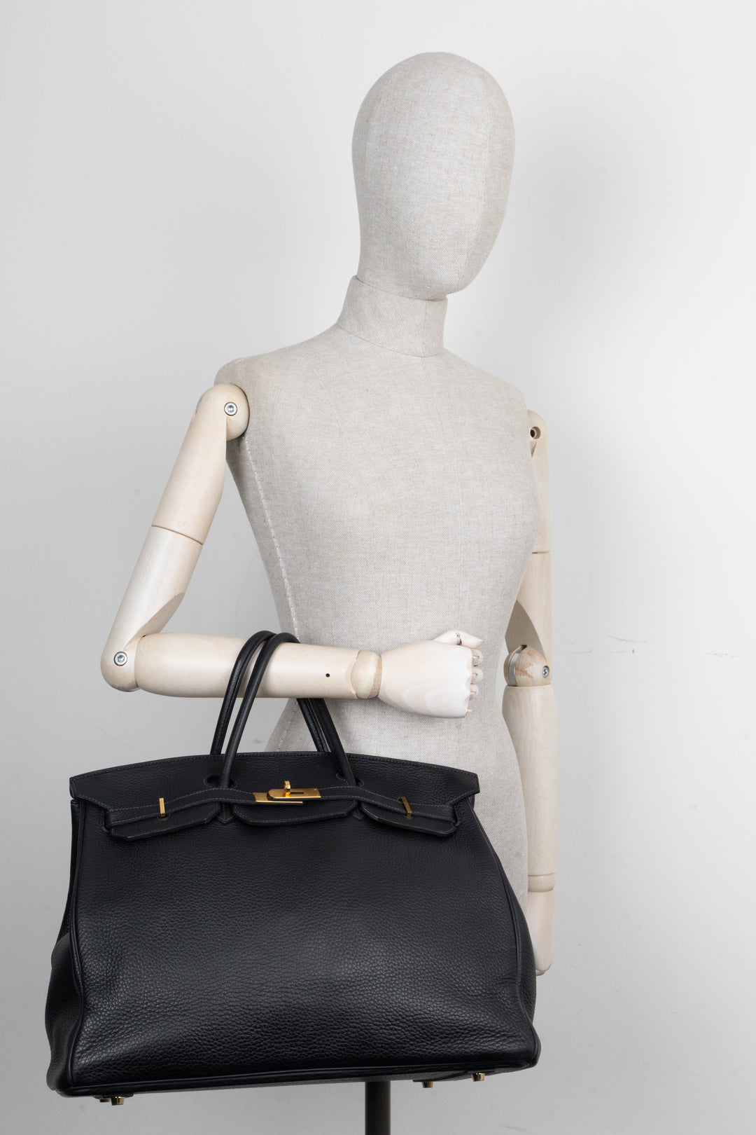 HERMÈS Birkin 40 Retourne Togo Bleu Nuit