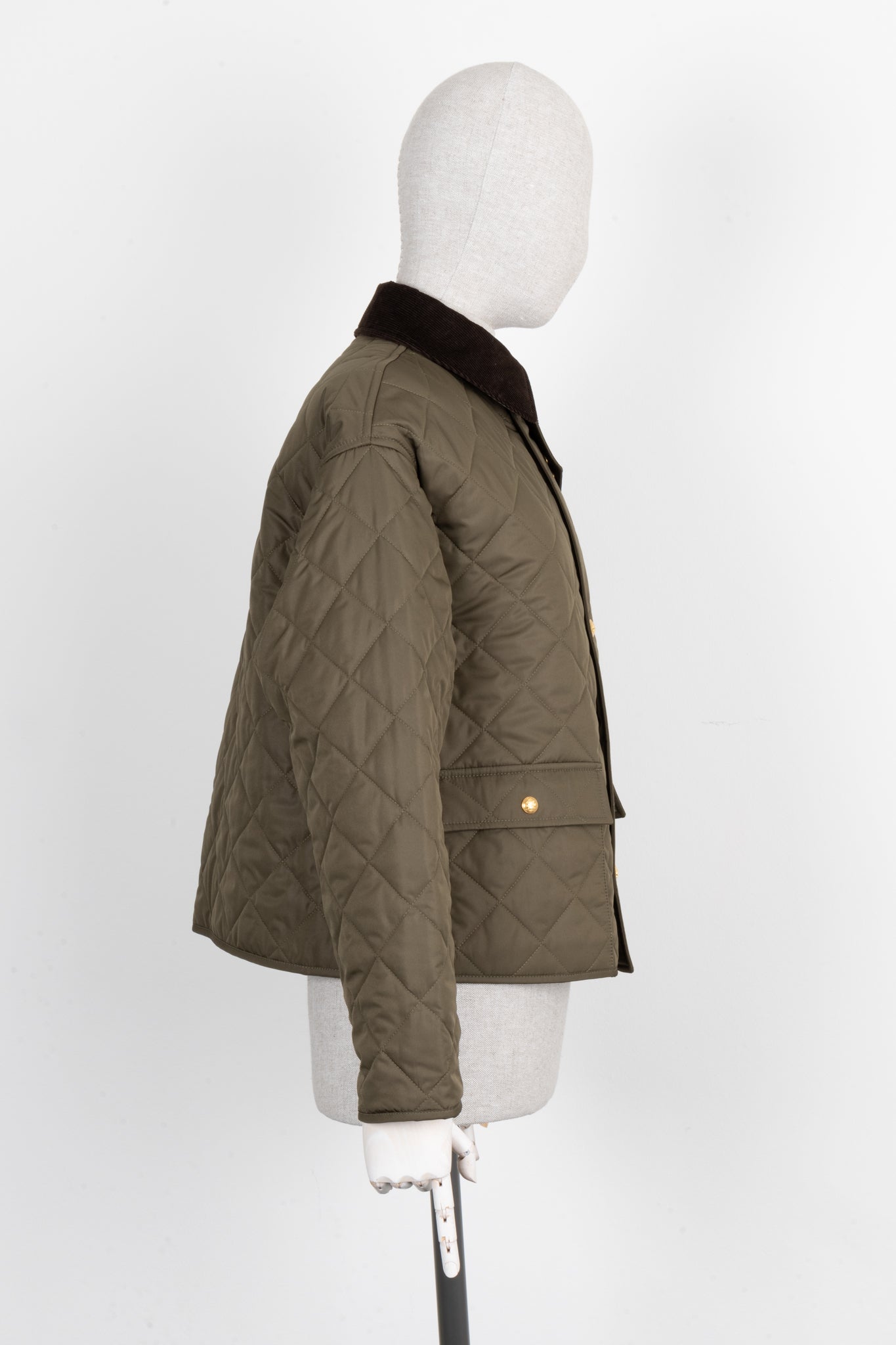 残り1点・お買い得＊CELINE＊chealsea jacket in quilted cotton Celine Chelsea Blouson Jacket in Blue | Lyst