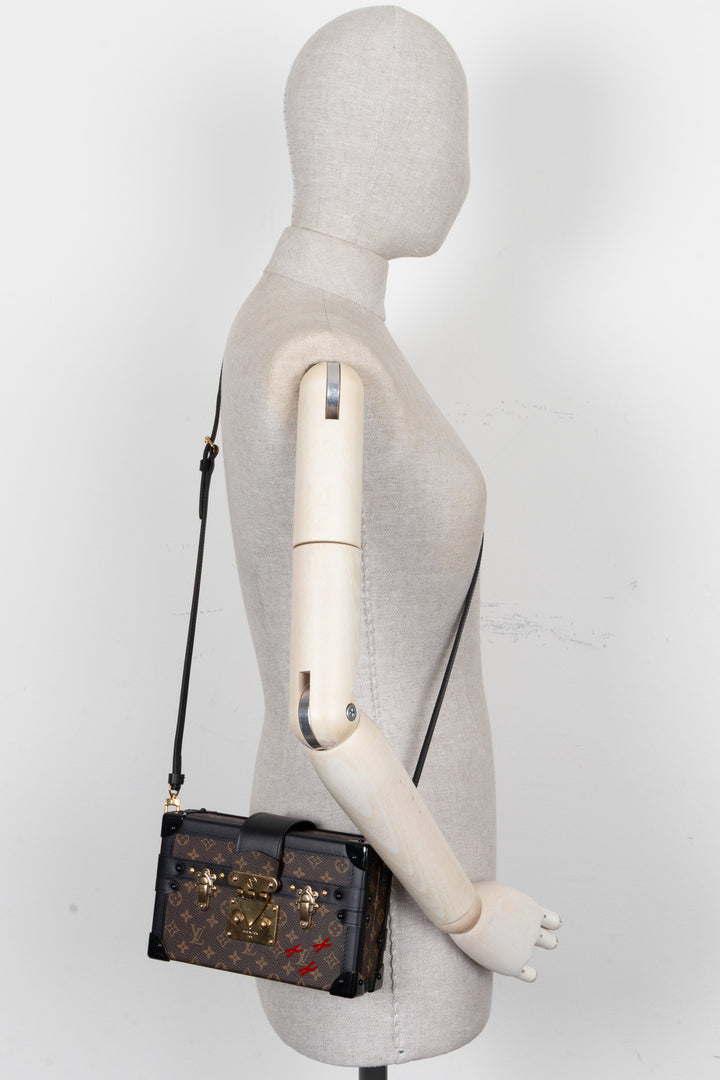 LOUIS VUITTON Petite Malle Malle en toile MNG