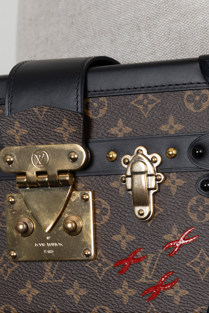 LOUIS VUITTON Petite Malle Malle en toile MNG