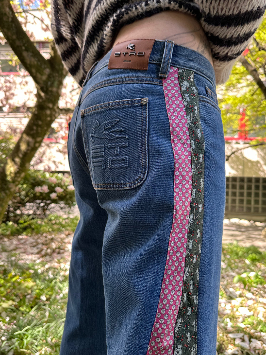 REAWAKE ATELIER Denim Pants & Hermès Ties