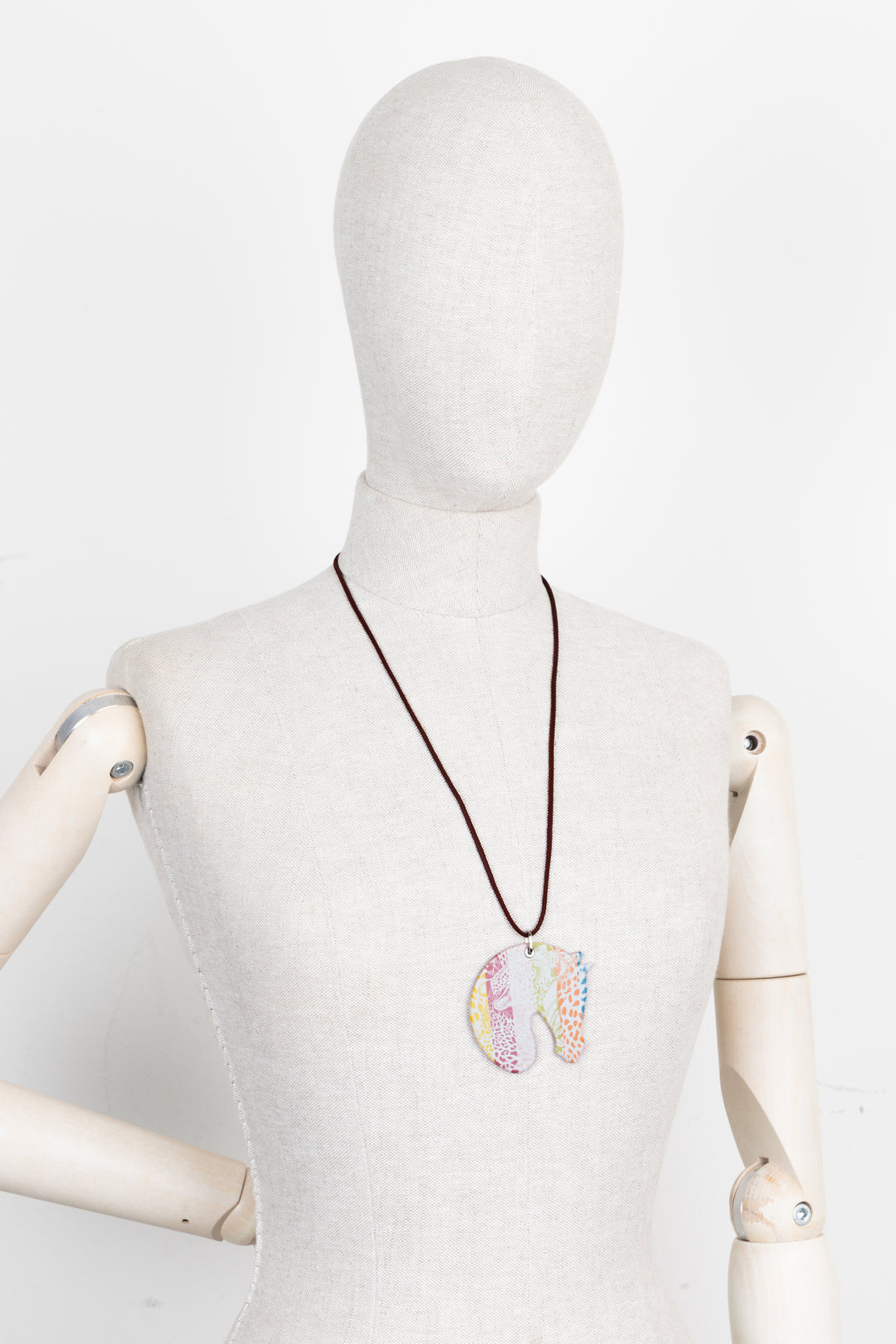 HERMÈS Tattersall GM Necklace Enamel