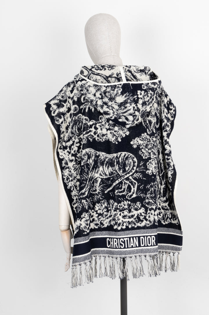 CHRISTIAN DIOR Toile De Jouy Reversible Hoodie Terrycloth