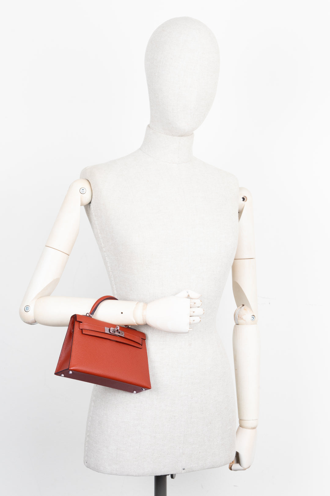 HERMÈS Mini Kelly Chévre Terre Battue