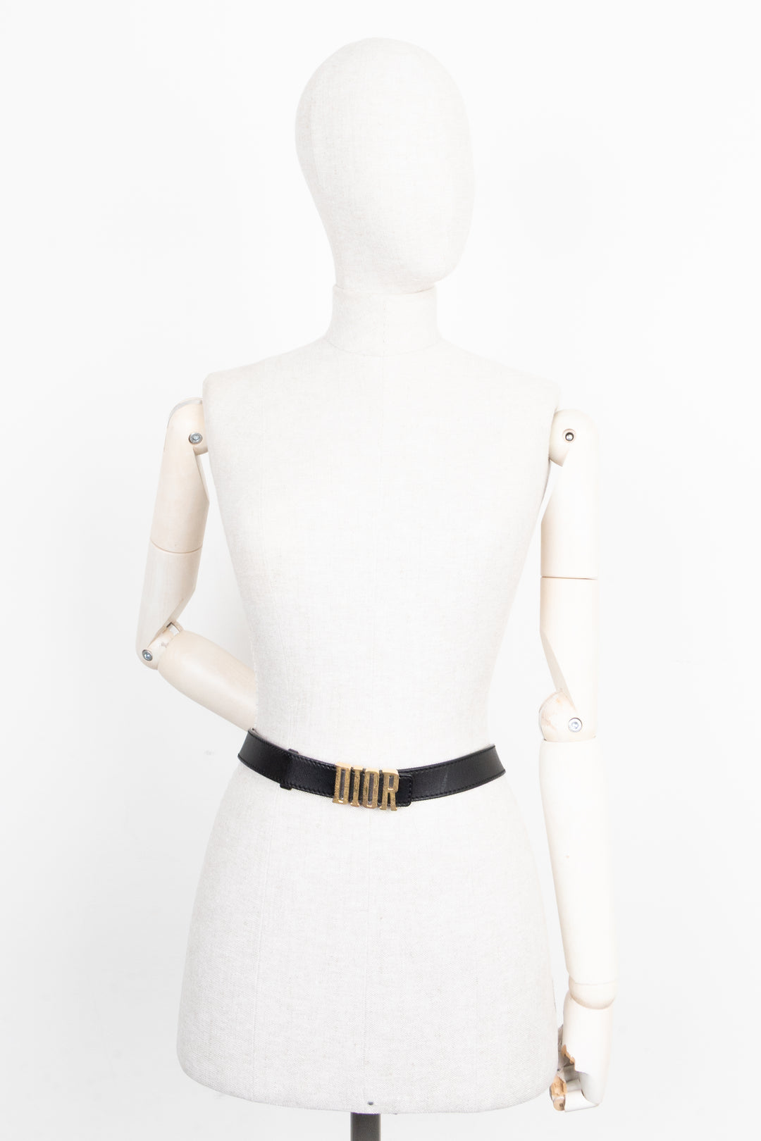 CHRISTIAN DIOR Quake Belt Leather Black