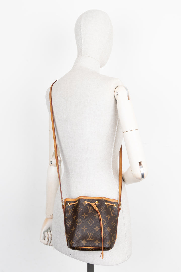 LOUIS VUITTON Nano Sac Noe MNG Canvas