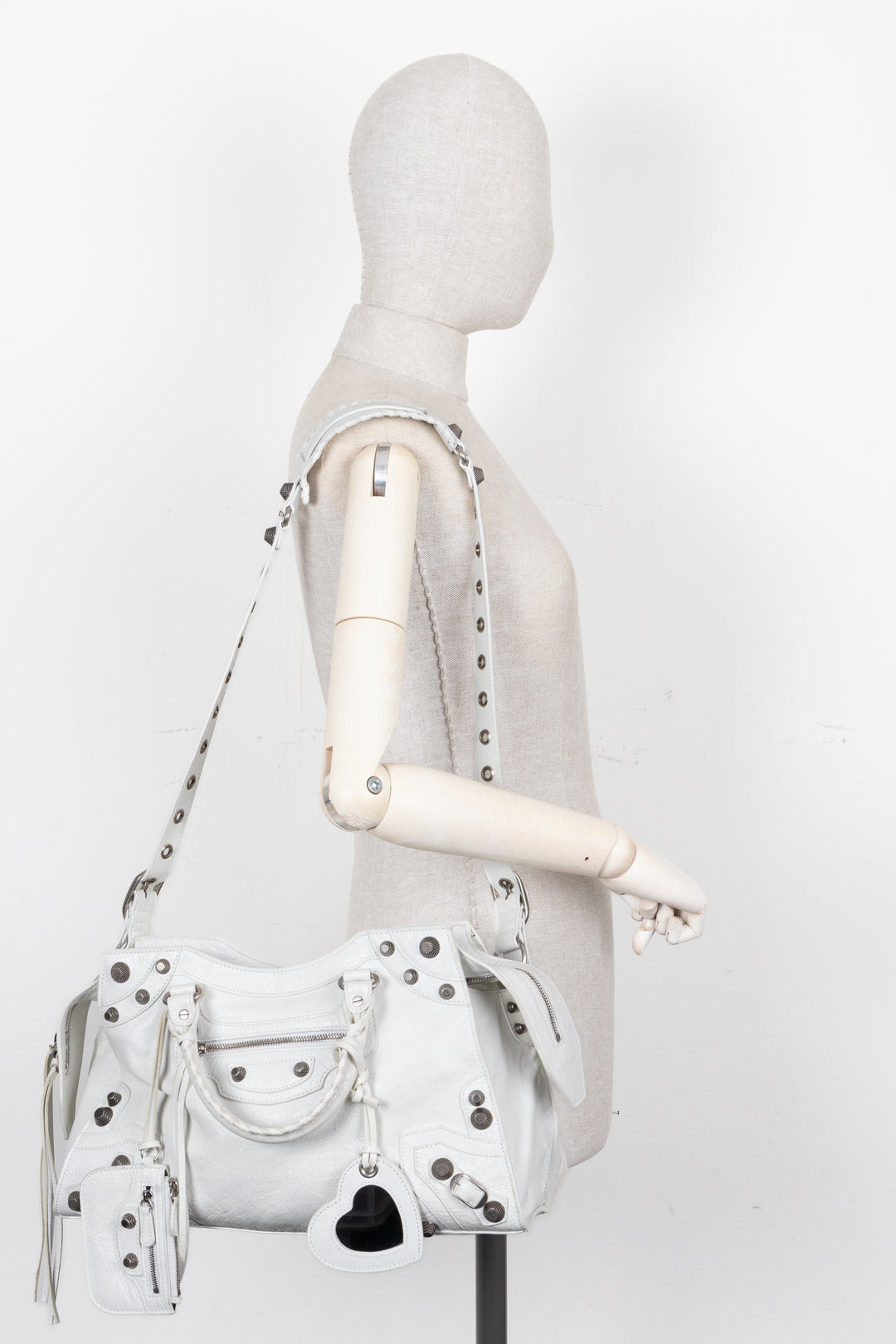 BALENCIAGA Le City Medium Bag Arena White