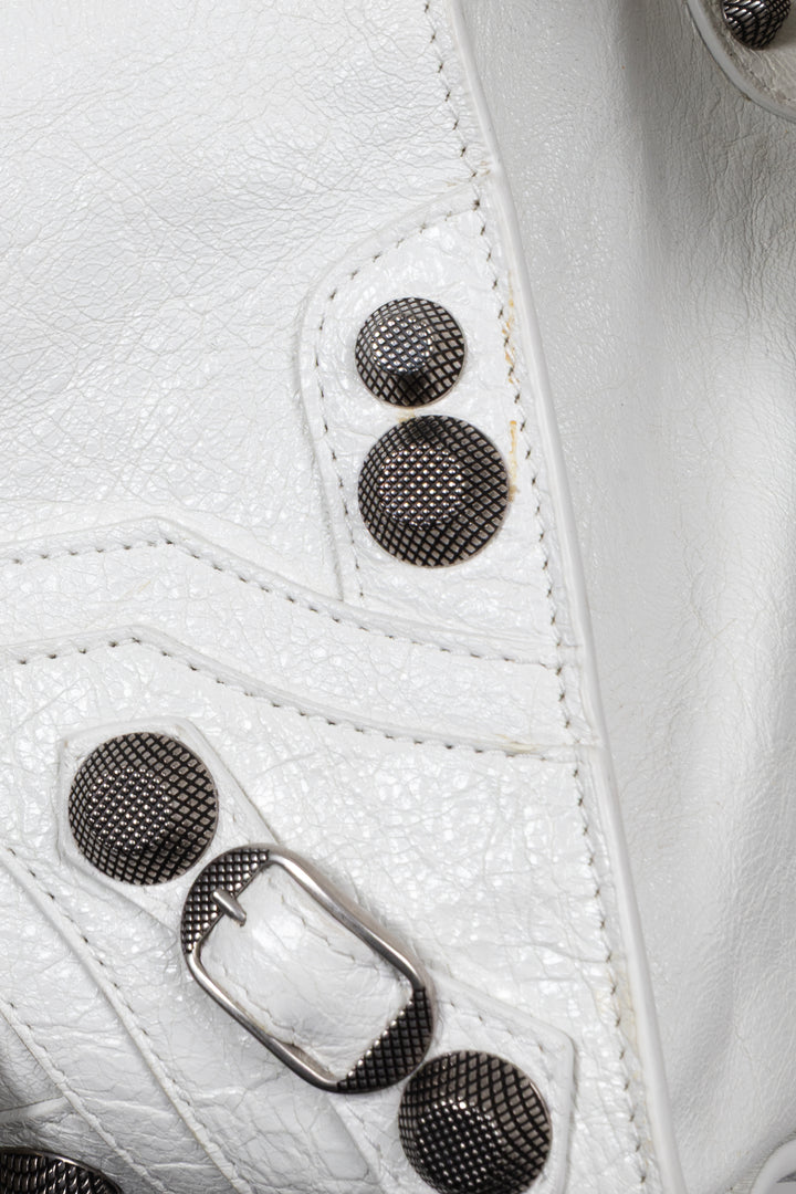 BALENCIAGA Le City Medium Bag Arena White