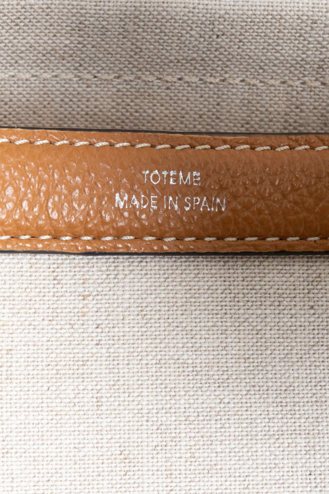 TOTEME Travel Tote Canvas Beige