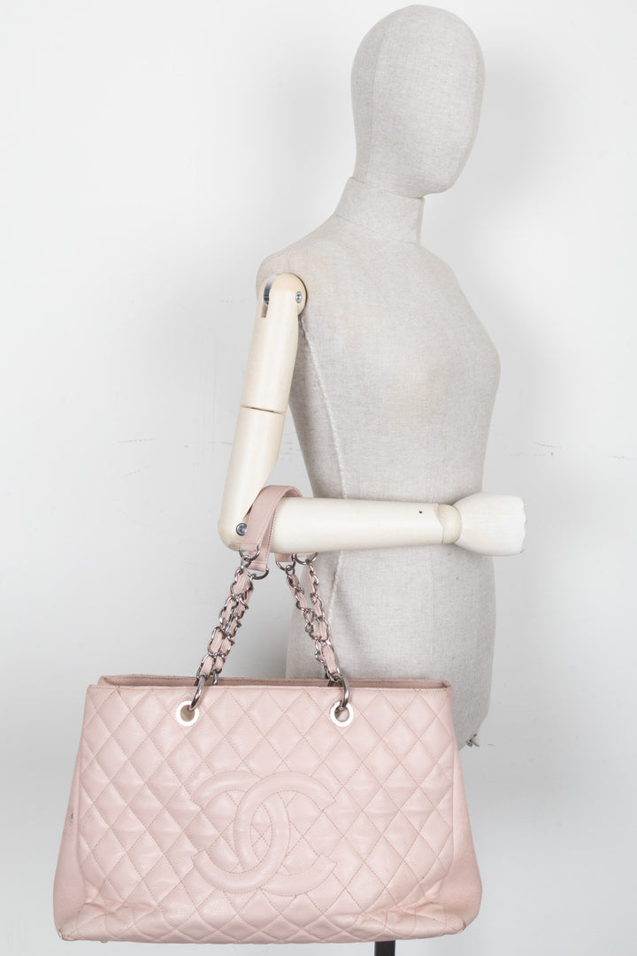 CHANEL GST XL Caviar Rose