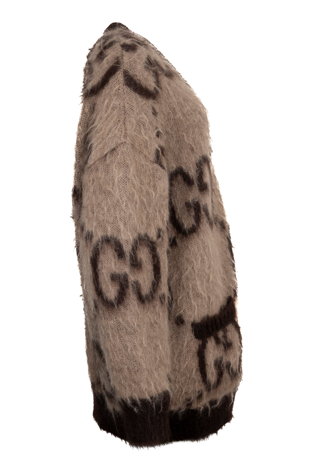 GUCCI Giant GG Chunky Knit Brown