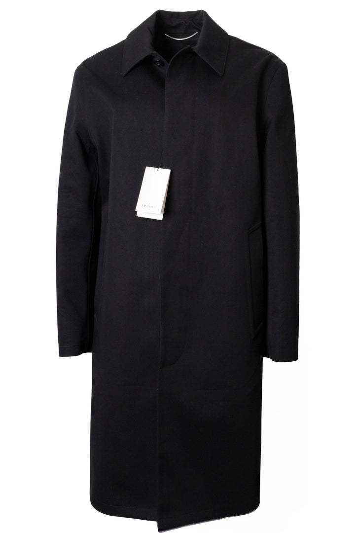 SAINT LAURENT 2024 Water Repellant Short Coat Black