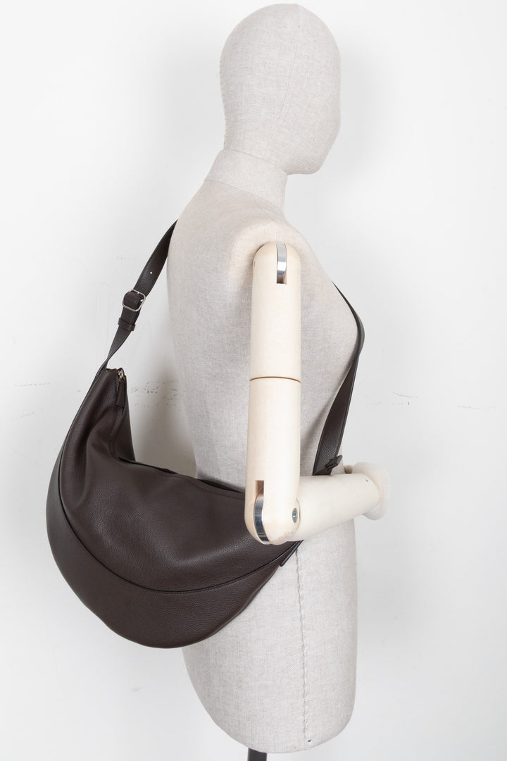 THE ROW Jouve Hobo Bag Brown