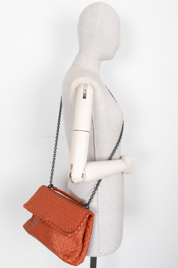 BOTTEGA VENETA Sac Olimpia Intrecciato Violet