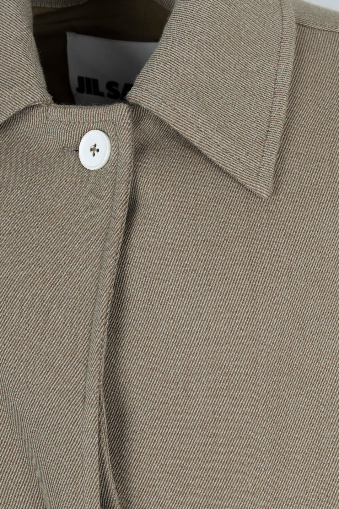 JIL SANDER+ Oversized Coat Wool Sage