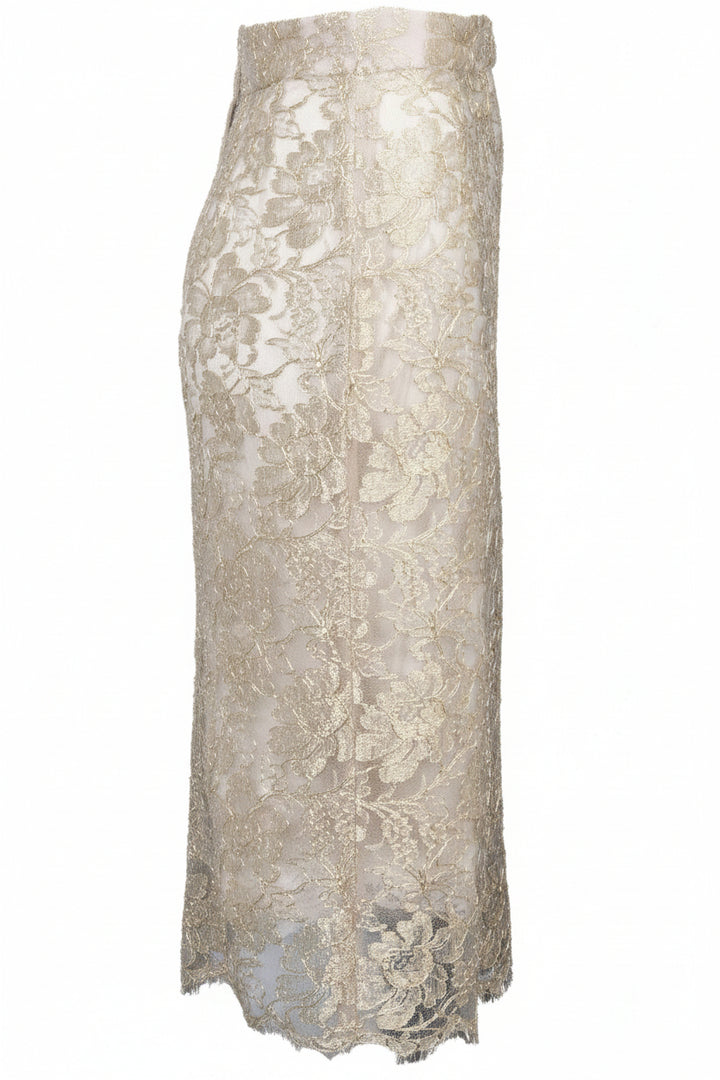 DOLCE&GABBANA Skirt Lace Gold