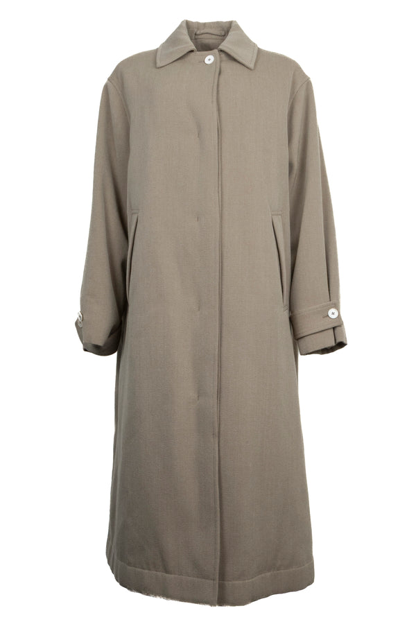 Manteau oversize en laine JIL SANDER+ Sauge