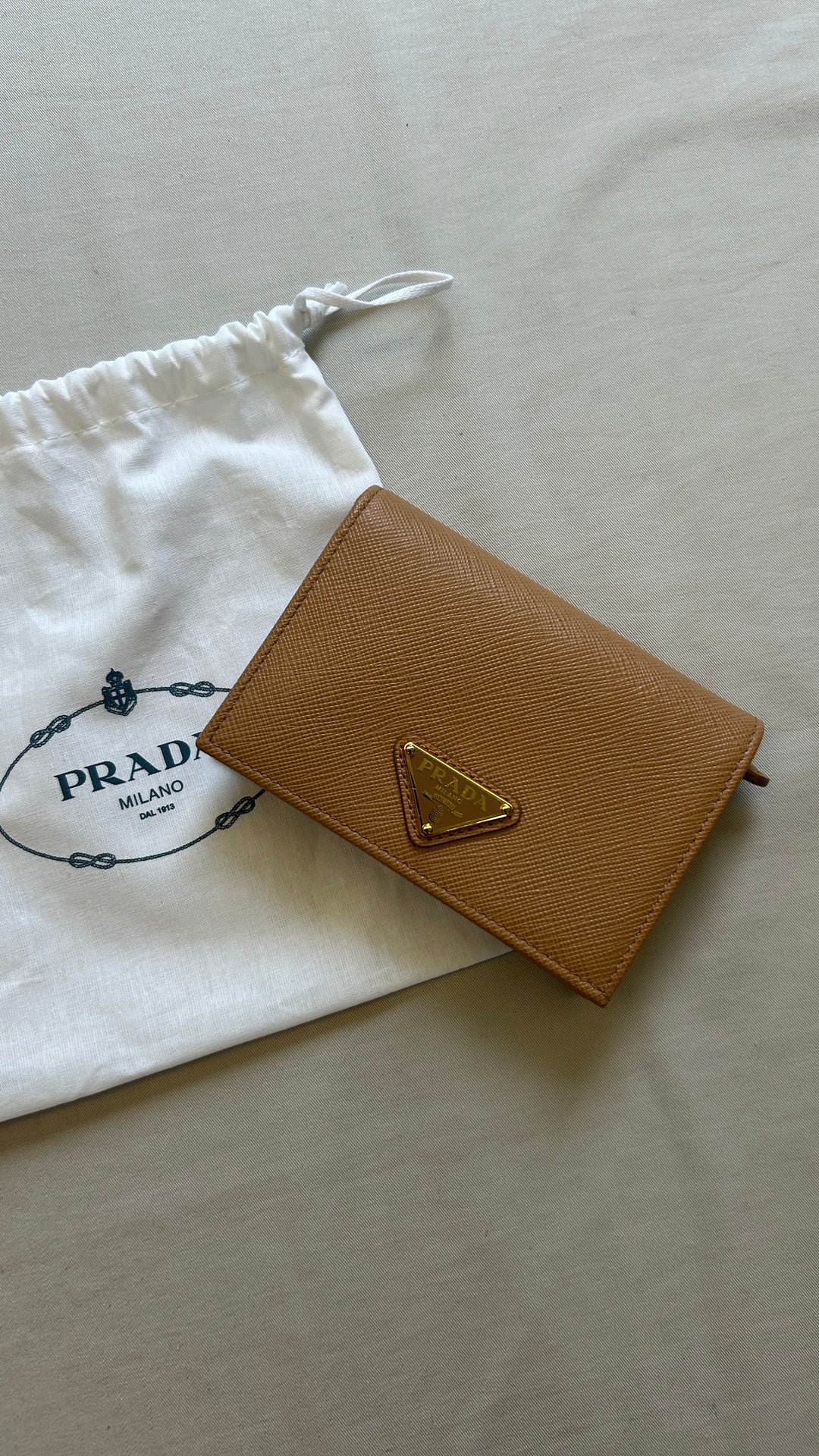 PRADA Small Saffiano Leather Wallet