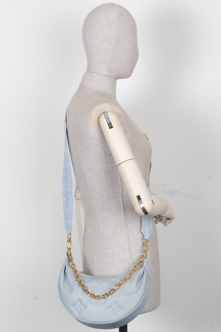 LOUIS VUITTON Over The Moon Shoulder Bag Bubblegram Blue