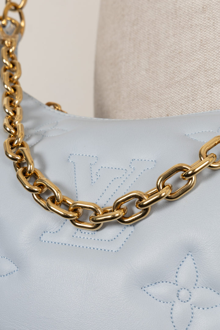 LOUIS VUITTON Over The Moon Shoulder Bag Bubblegram Blue
