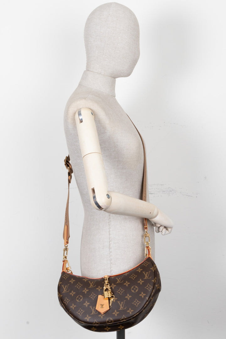 LOUIS VUITTON Looping Bag MNG Canvas