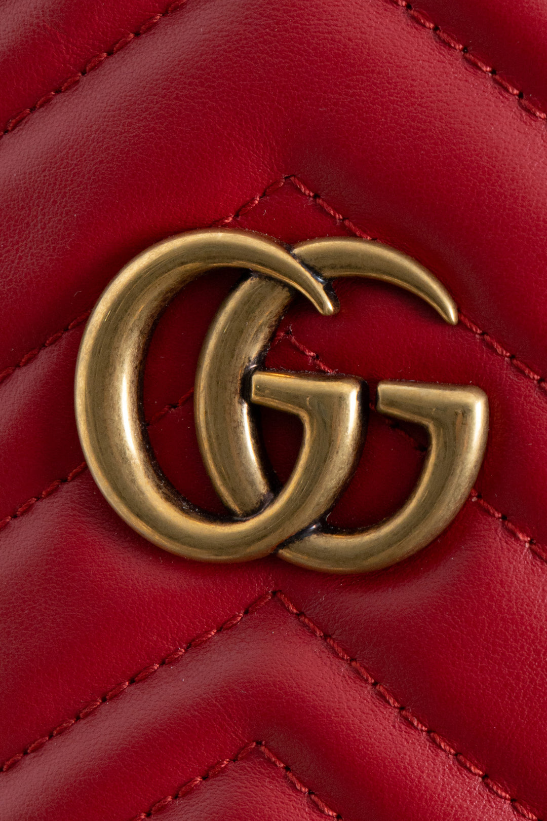 GUCCI Marmont Mini sac seau rouge
