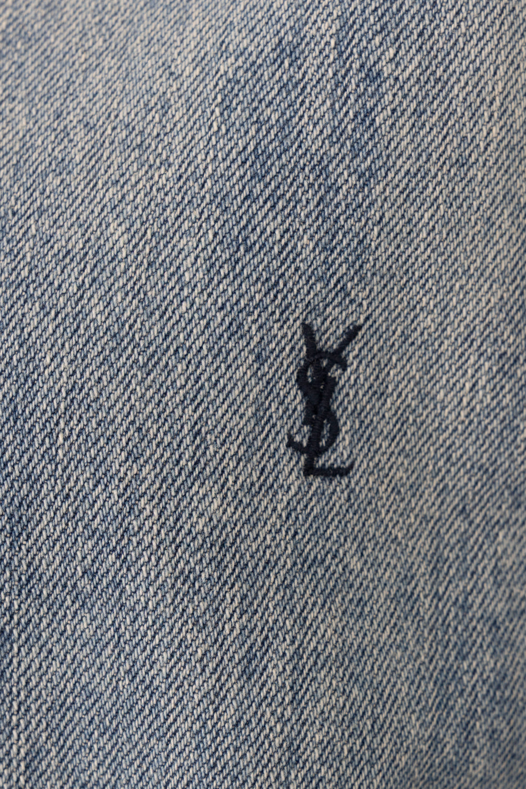 SAINT LAURENT 2023 Cassandre Overshirt Denim
