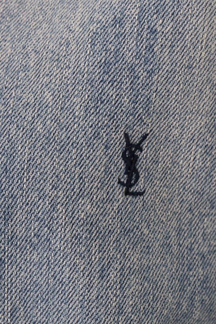 SAINT LAURENT 2023 Cassandre Overshirt Denim