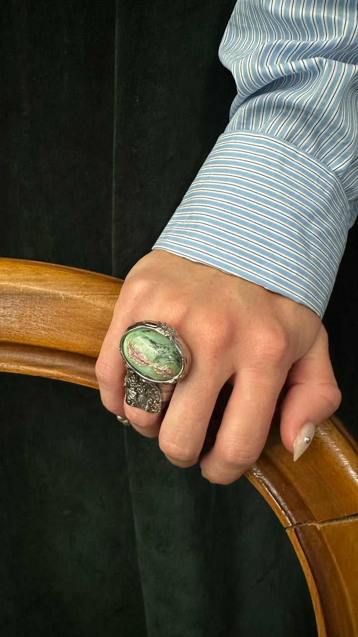 YSL Arty Ring Silver