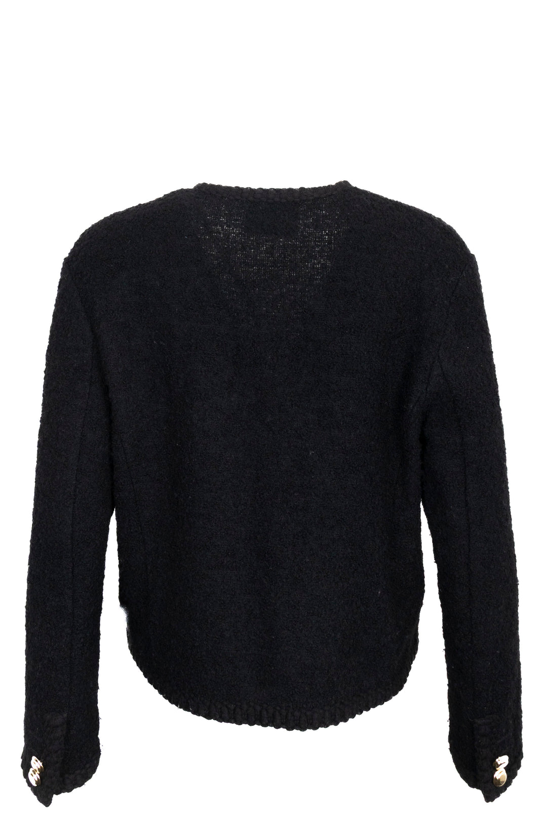 MIU MIU Oversized M Knit Cardigan Wool Black