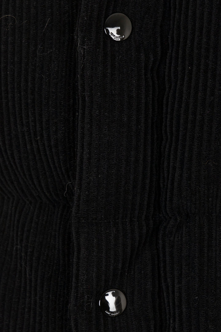 SAINT LAURENT 2021 Cordurouy Down Jacket Black