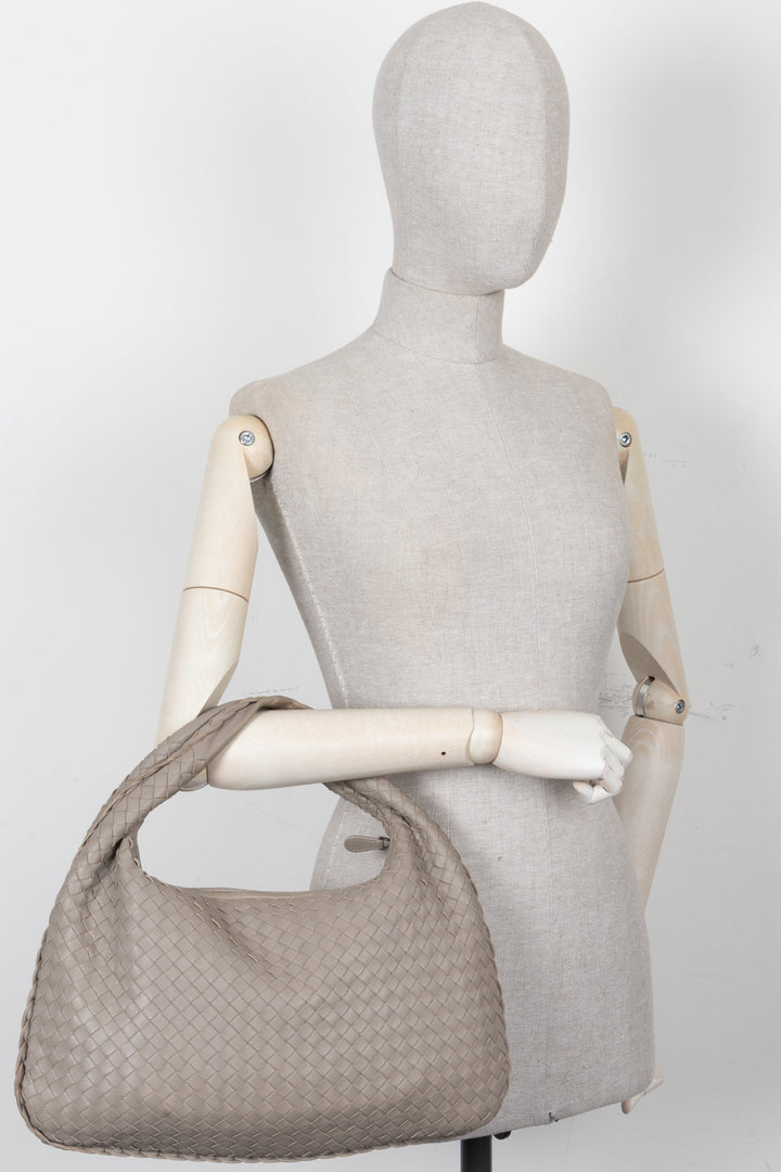 BOTTEGA VENETA Hobo Bag Intrecciato Grey