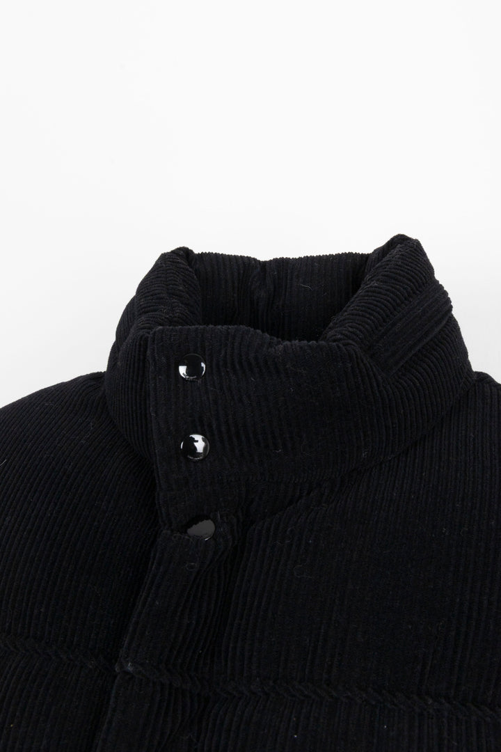 SAINT LAURENT 2021 Cordurouy Down Jacket Black