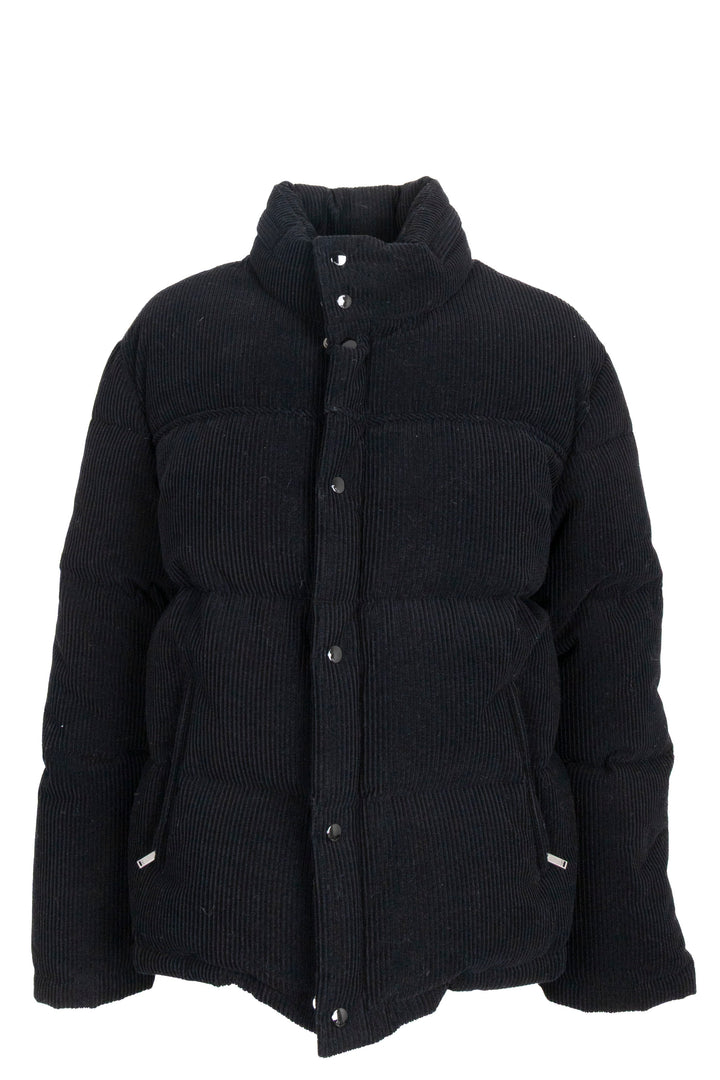 SAINT LAURENT 2021 Cordurouy Down Jacket Black
