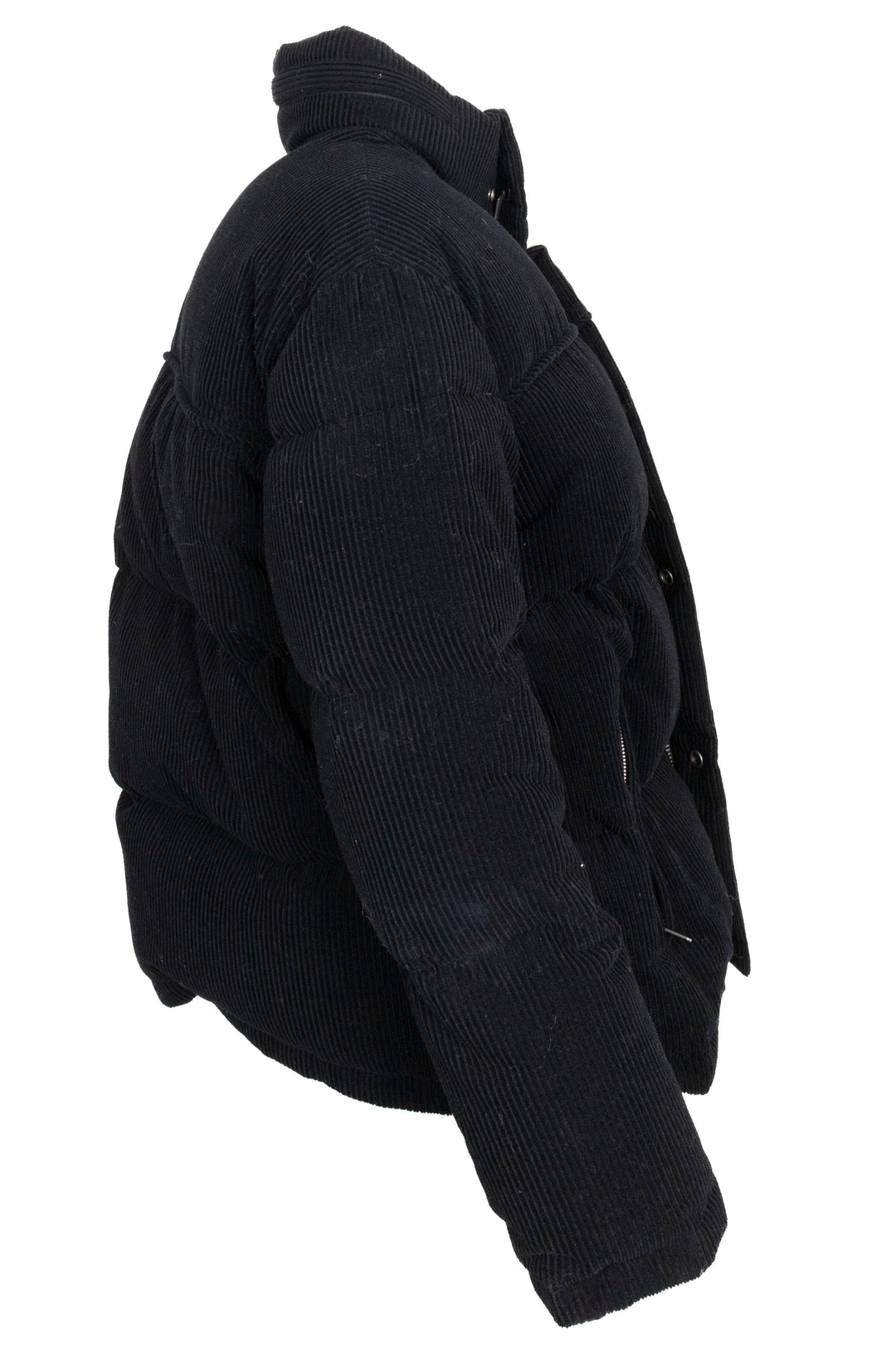 SAINT LAURENT 2021 Cordurouy Down Jacket Black