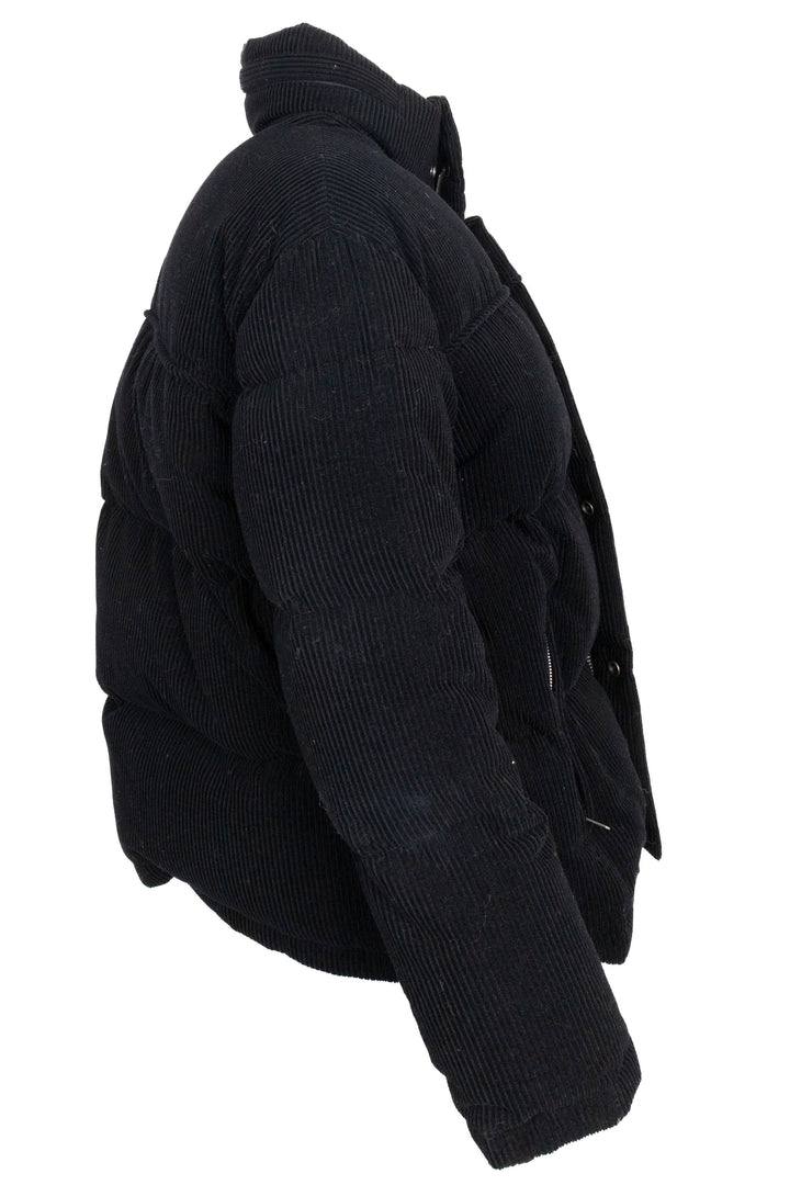 SAINT LAURENT 2021 Cordurouy Down Jacket Black