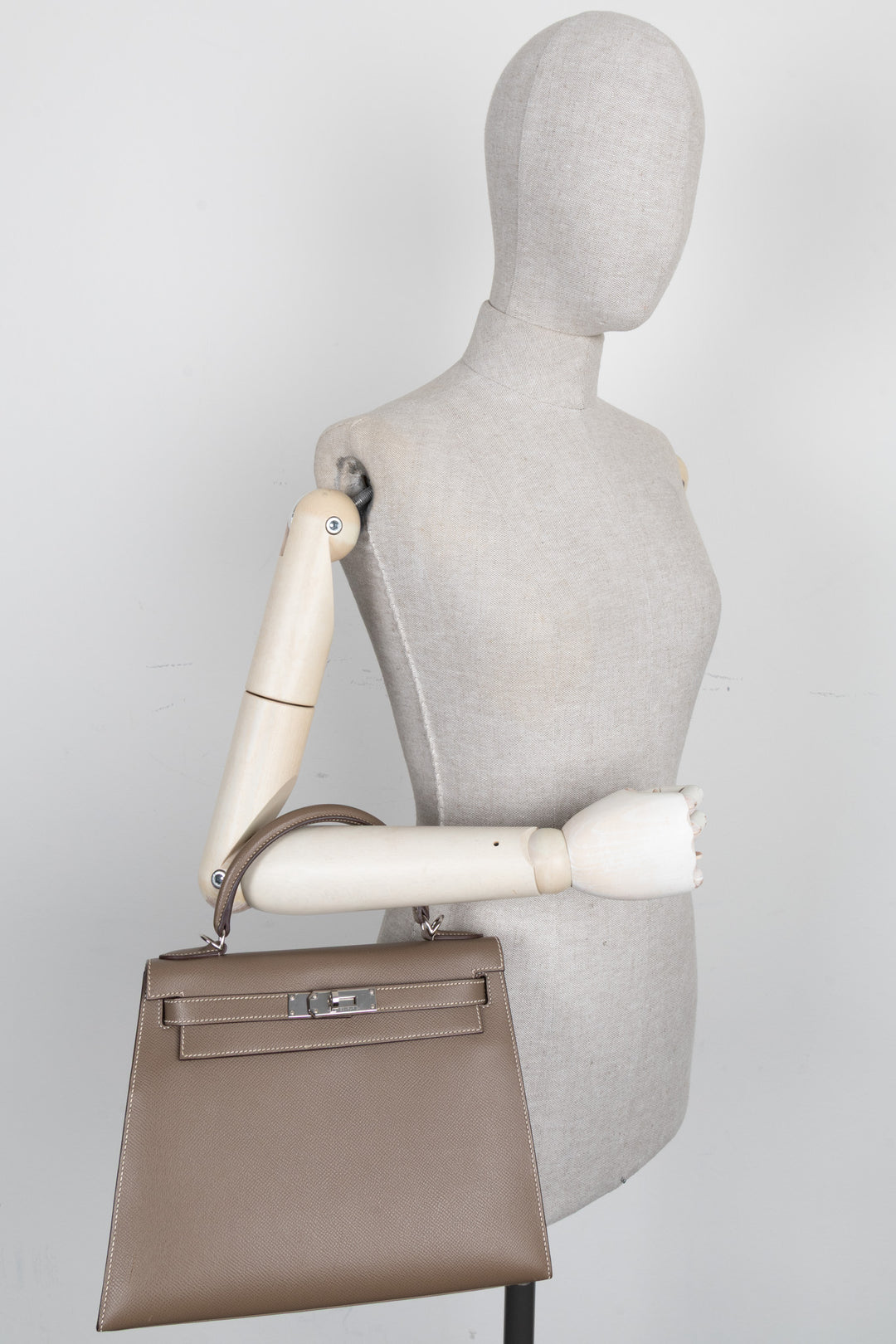 HERMÈS Kelly 28 HSS Sellier Epsom Étoupe