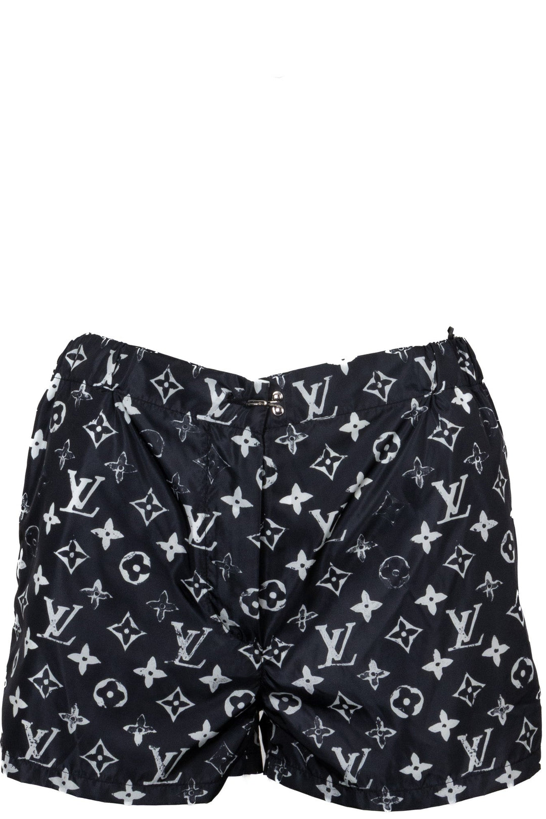 LOUIS VUITTON Short Monogram Effet Pochoir Noir