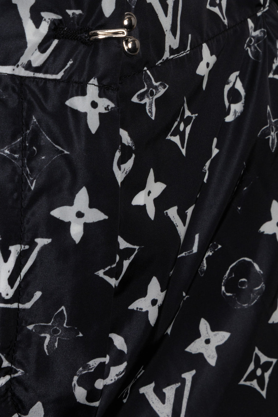 LOUIS VUITTON Short Monogram Effet Pochoir Noir