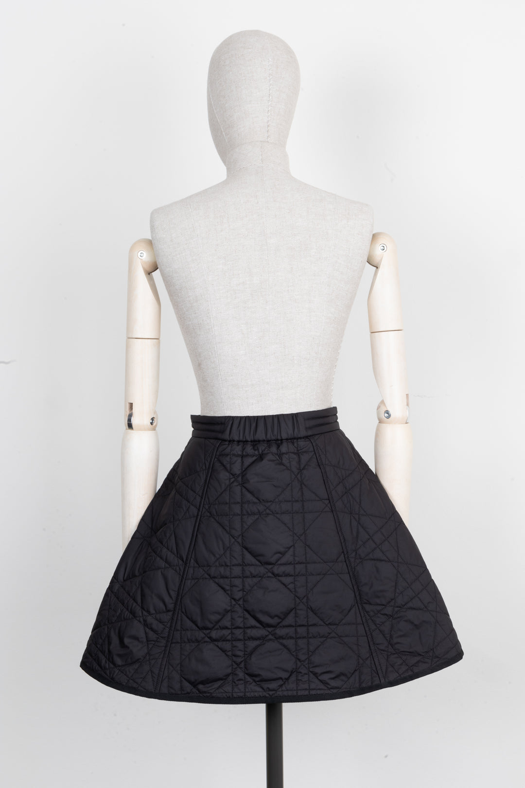 CHRISTIAN DIOR Macrocannage Skirt Black