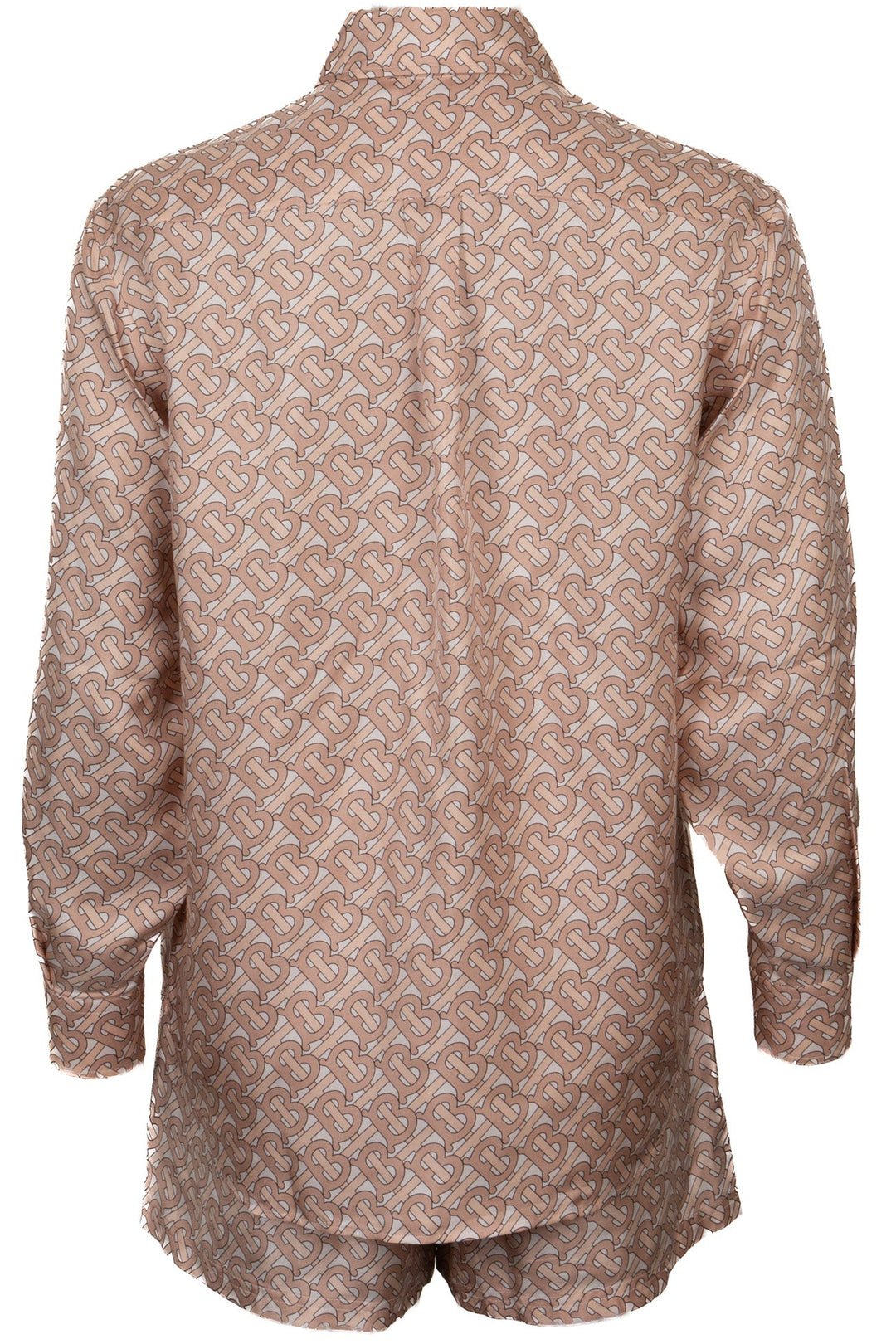 BURBERRY Monogram Two Piece Silk Rosé White