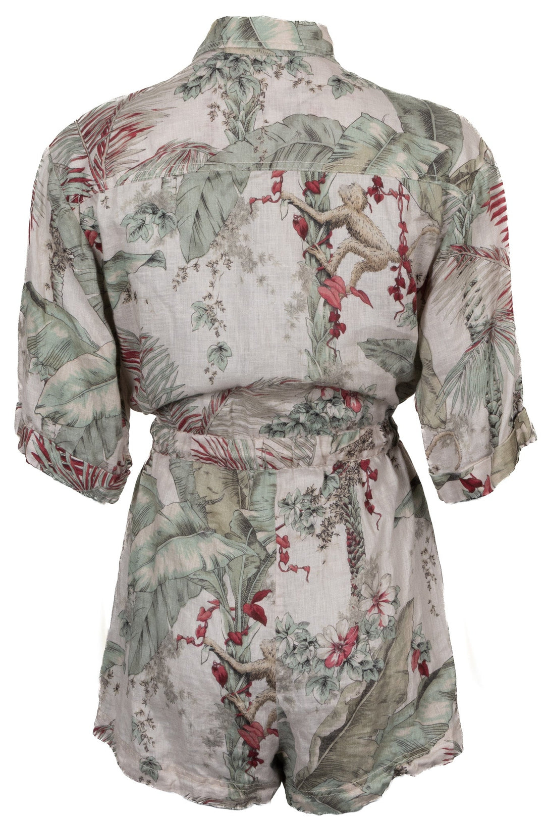 ZIMMERMANN Jungle Print Playsuit Multicolor
