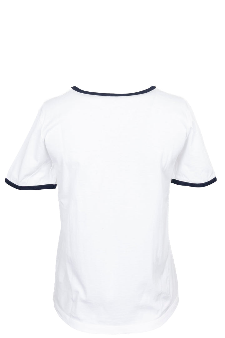 CELINE Celine T-Shirt Coton White Black