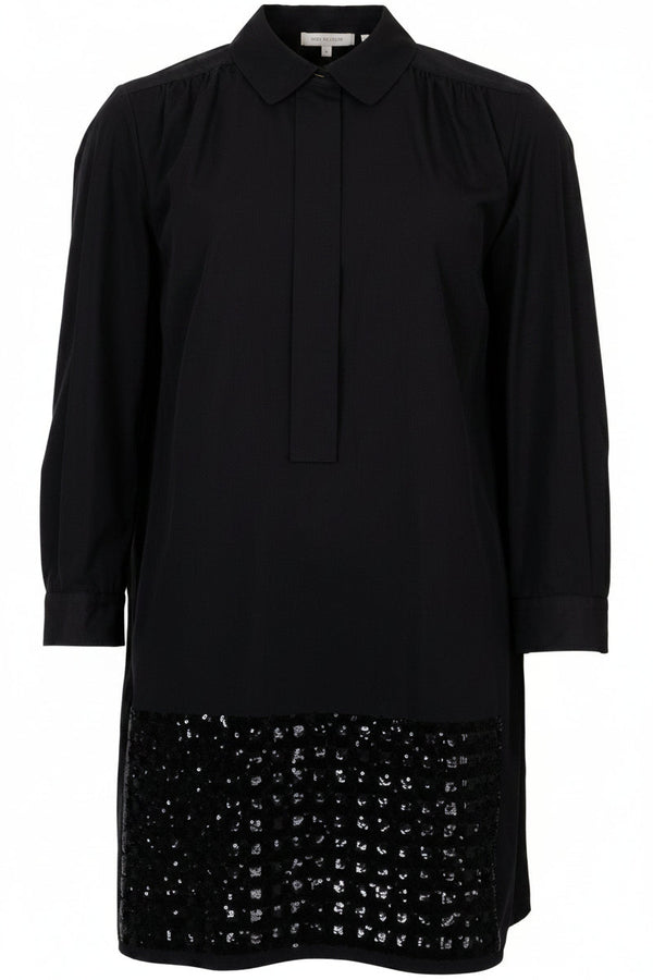LOUIS VUITTON Robe en sequins noire