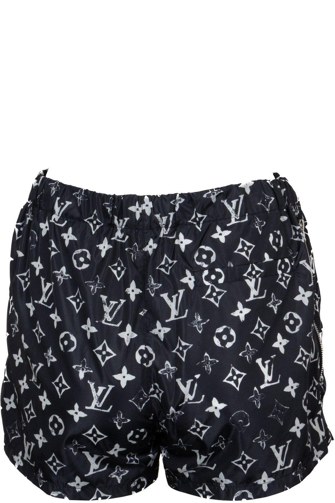 LOUIS VUITTON Short Monogram Effet Pochoir Noir