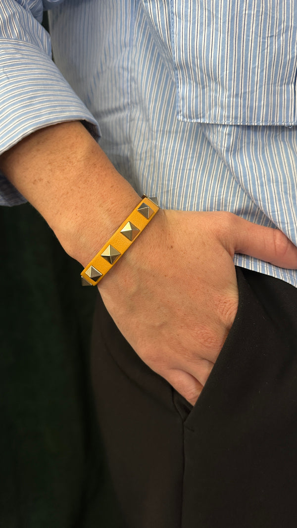 VALENTINO Rockstud Bracelet Orange